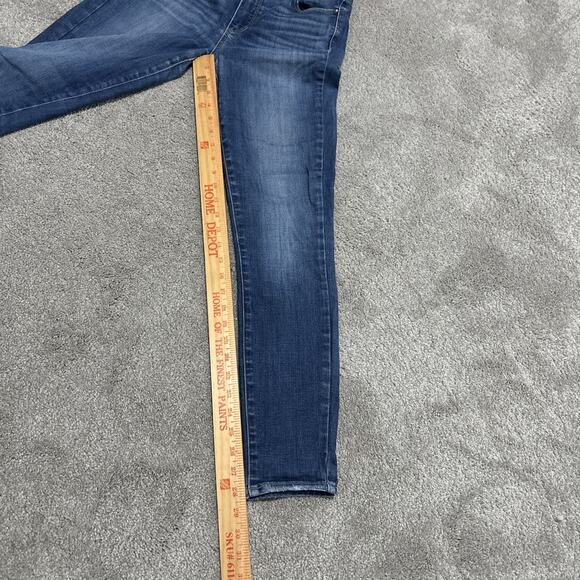 Paige Hoxton Ankle Fit Jeans Women's Size 28 Blue Denim Mid-Rise Stretch - Picture 6 of 6